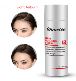 Plant hair additive fibre hair powder, one-time reinforcing artifacts to cover hair scarce manufacturers wholesale and direct sales (Option: Light Auburn)